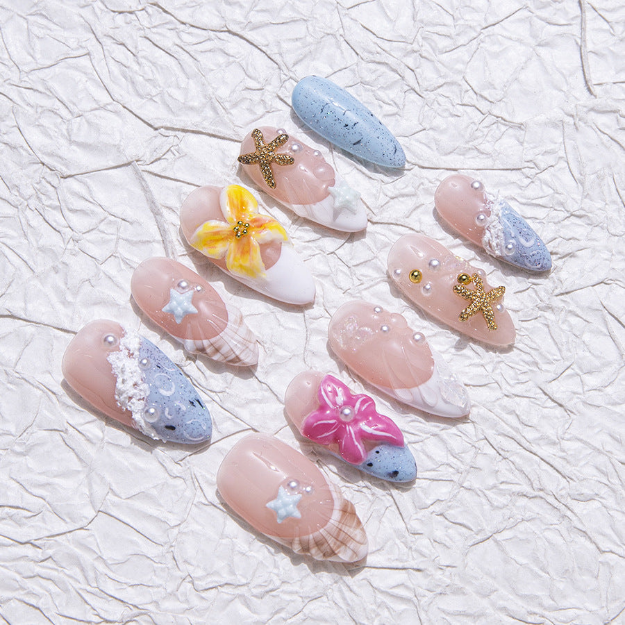 Outstanding French-style nail design