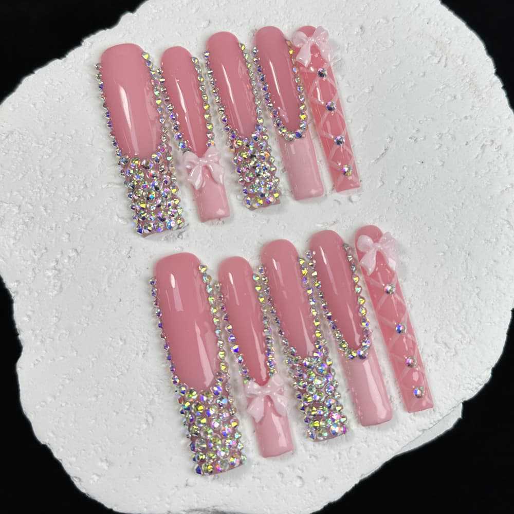 Pink Sweet Party Wearable Nail Art
