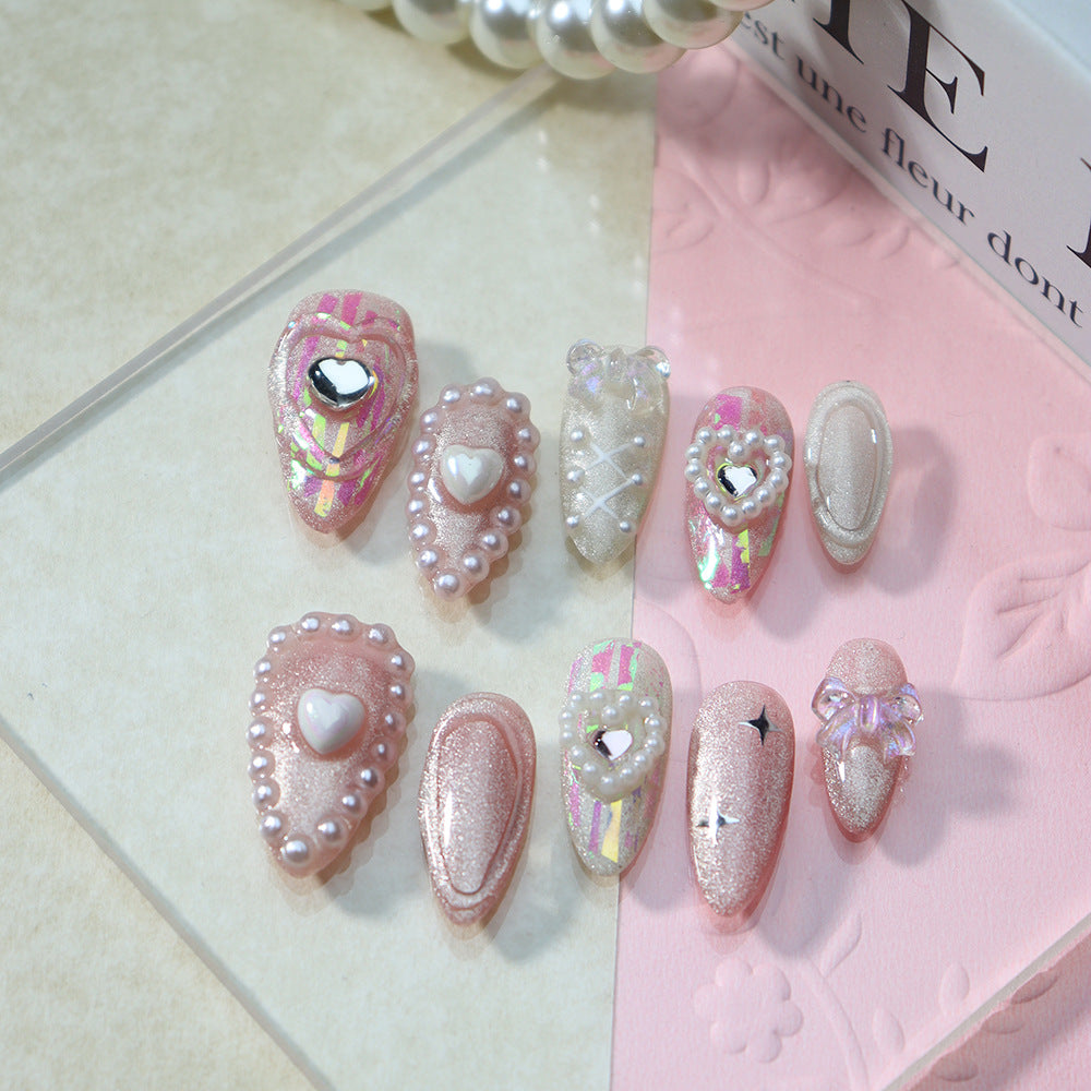 Pastel - colored Kawaii - style Party - ready Decorative Press - on Nails