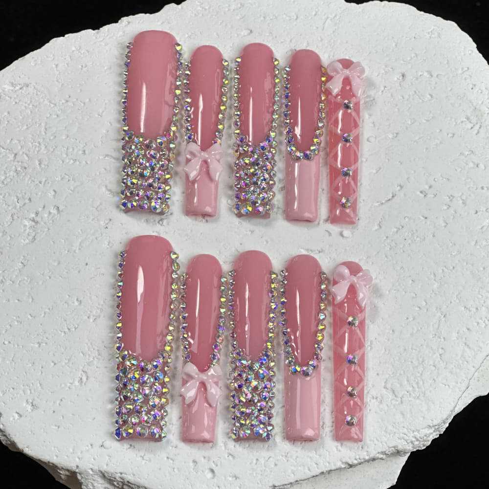 Pink Sweet Party Wearable Nail Art