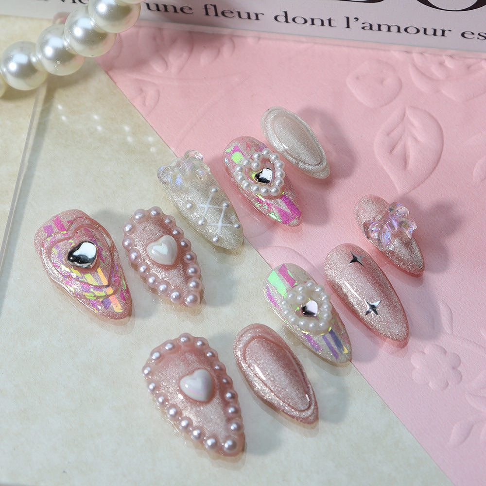 Pastel - colored Kawaii - style Party - ready Decorative Press - on Nails