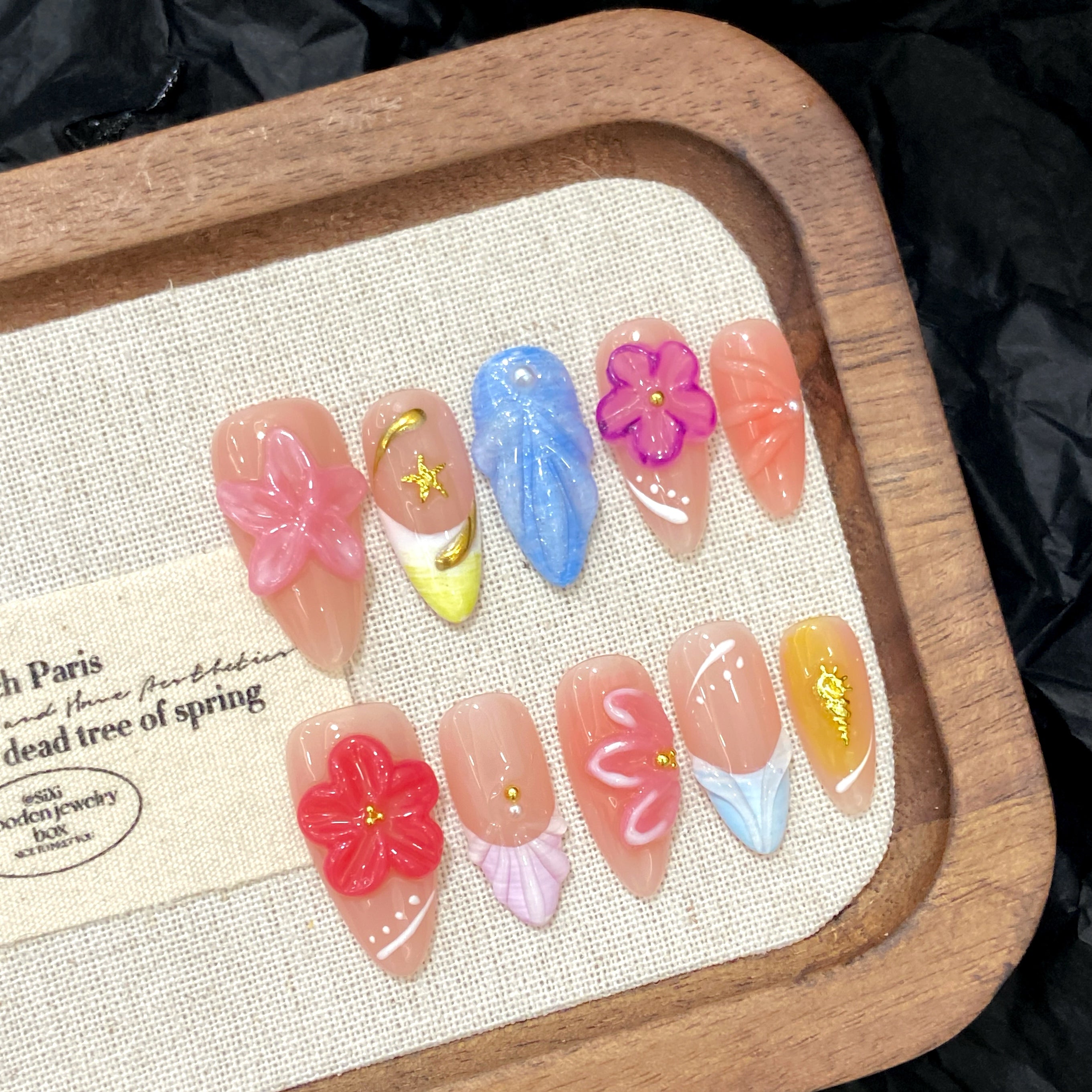 Pastel Color Sweet Style Daily Wear Press-on Nails