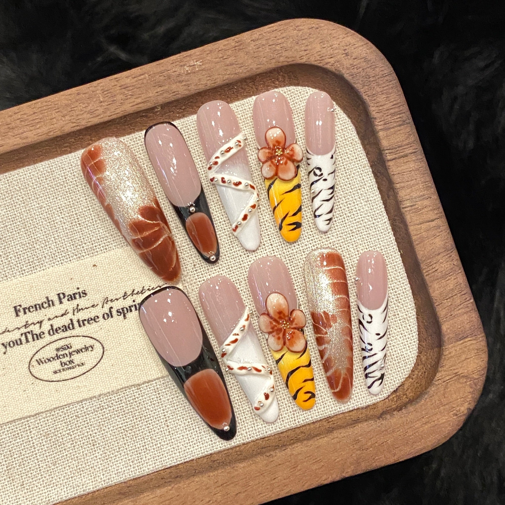 Neutral Sweet Style Daily Wearable Nails