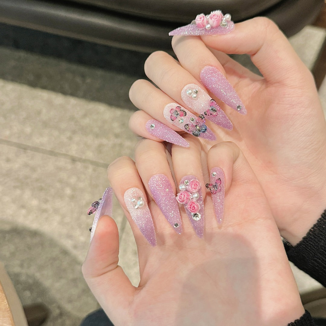 Light Purple Fairy - Style Party Wearable Nail Art