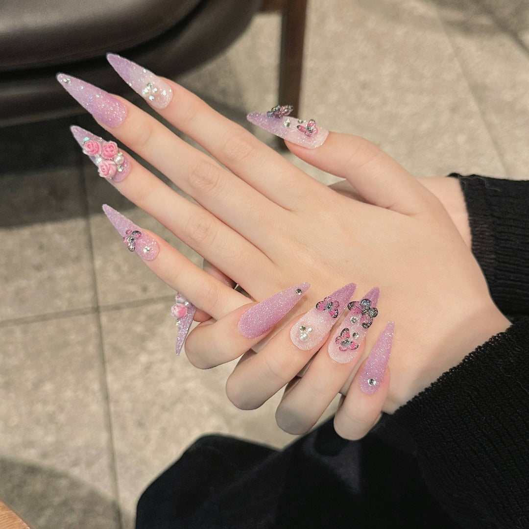 Light Purple Fairy - Style Party Wearable Nail Art
