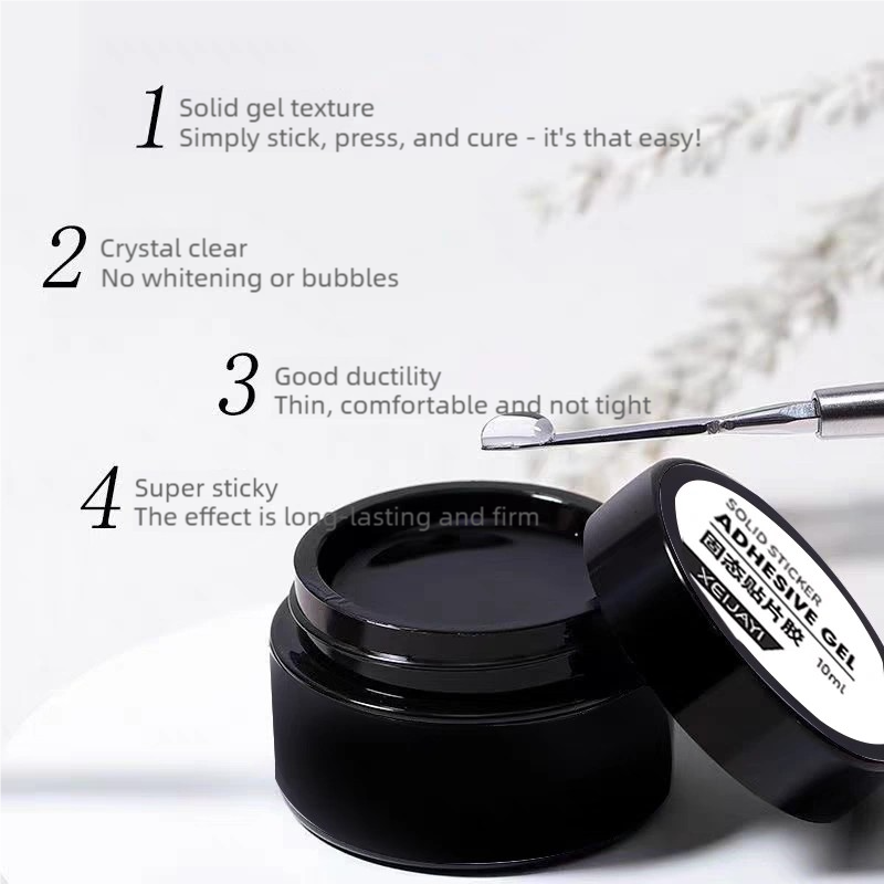 Solid Nail Glue Gel