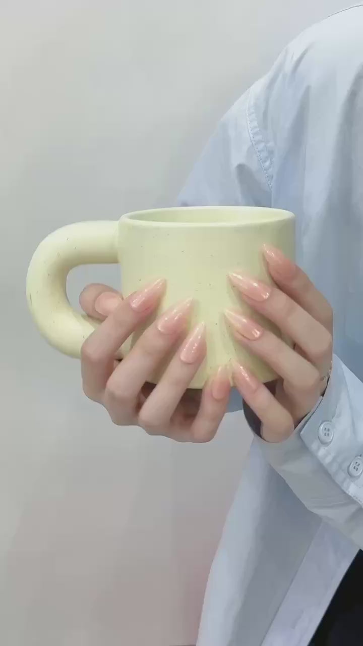 Nude - colored Elegant Daily Wear Press - on Nails