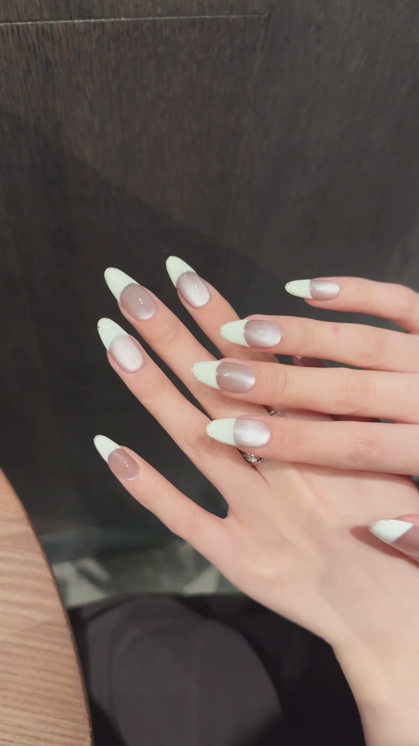 Pink and White Elegant French Style Daily Wearable Press-On Nails