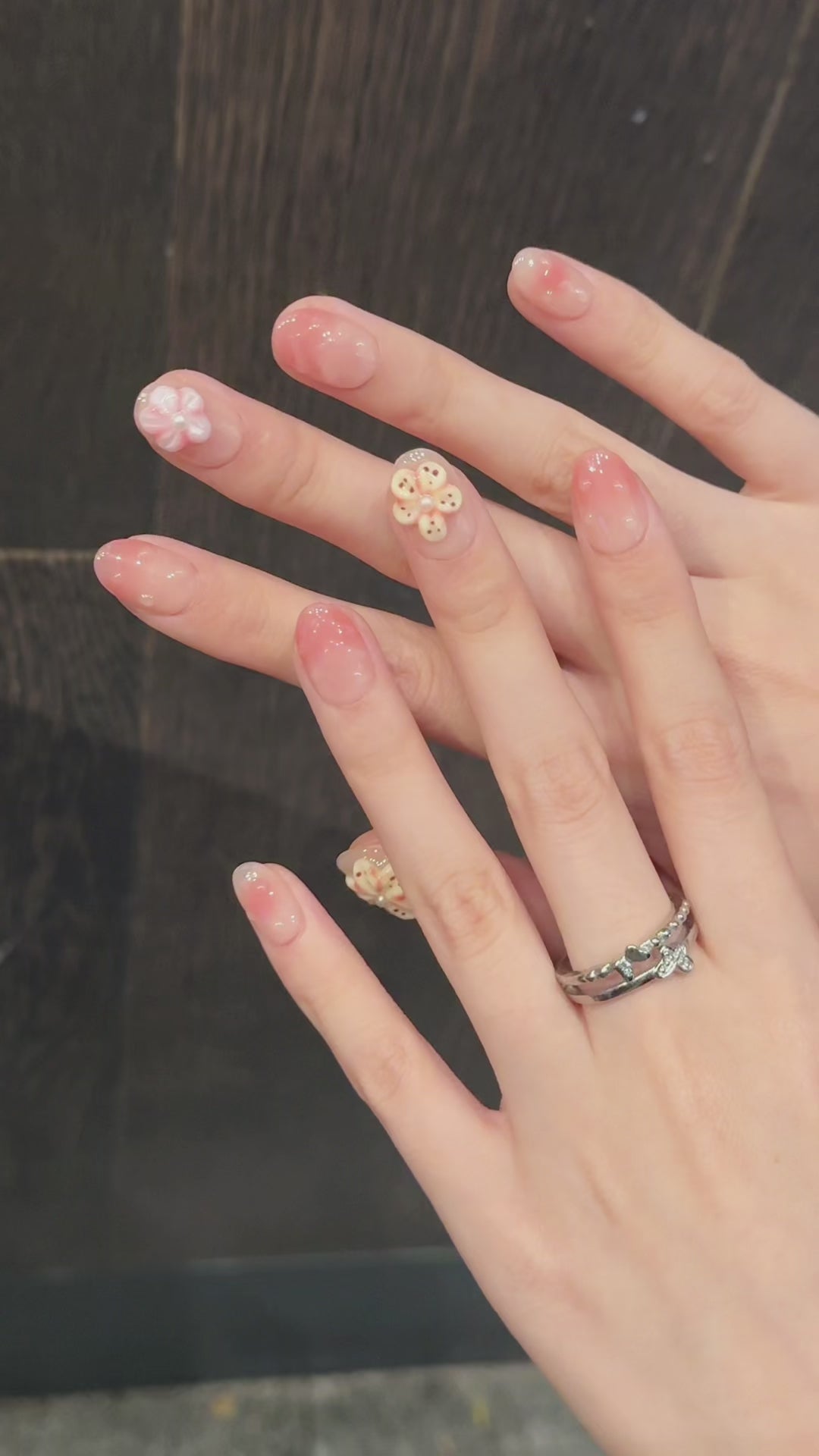 Pastel Sweet Style Daily Wear Press - On Nails