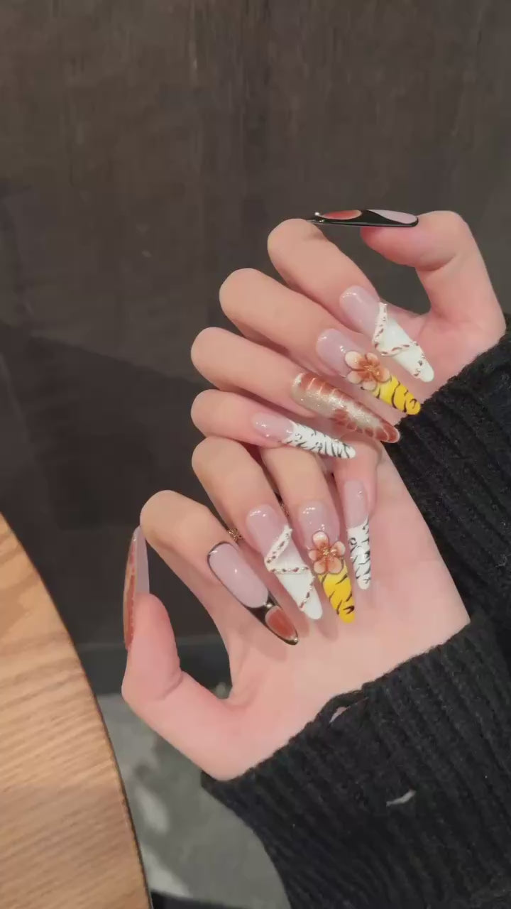 Neutral Sweet Style Daily Wearable Nails